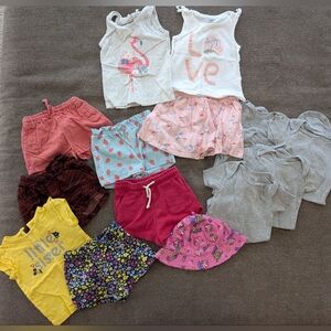 Baby Girl Summer Bundle Size 18-24 Months - 15 pieces!